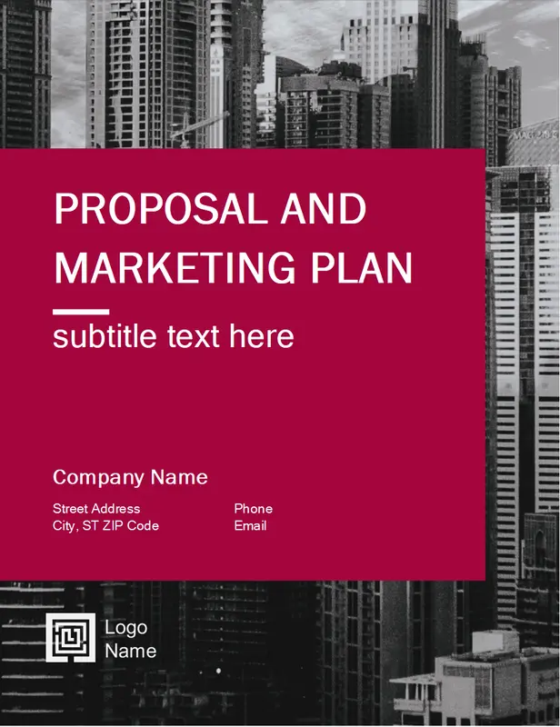 Business Proposal and Marketing Plan Template